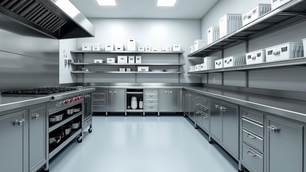 optimal commercial kitchen storage