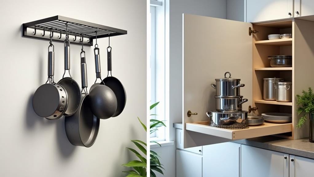 optimal kitchen pan storage