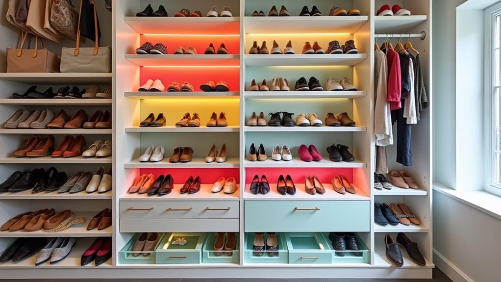 organize and classify footwear
