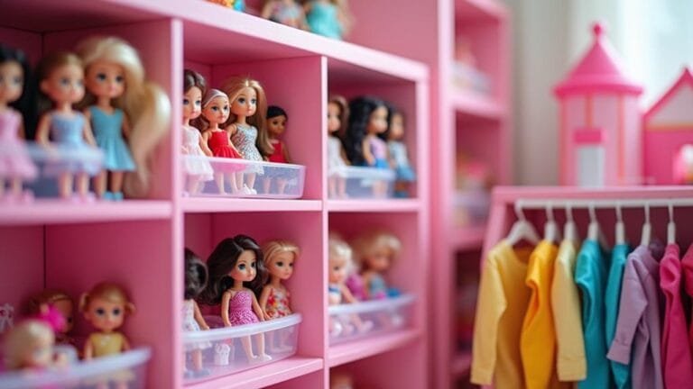 organize barbie toys easily