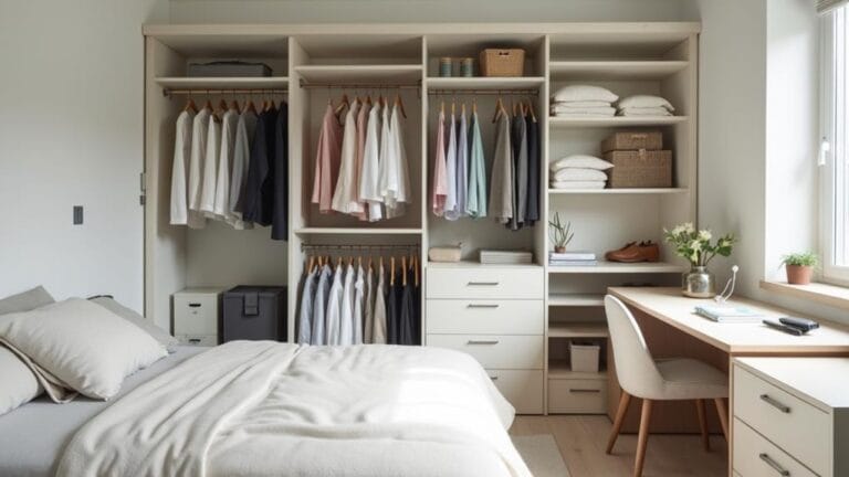 organize bedroom in five