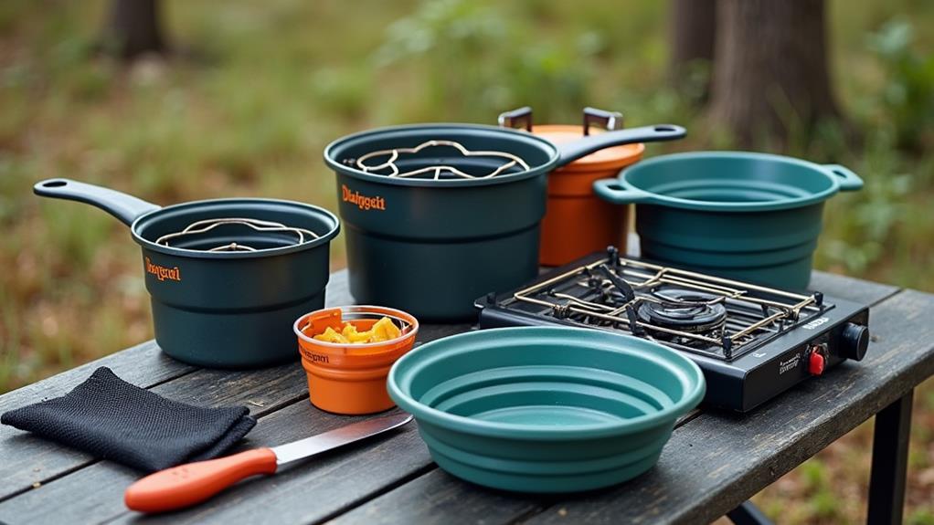 organize camp kitchen efficiently