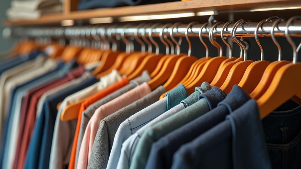 organize closet hangers efficiently