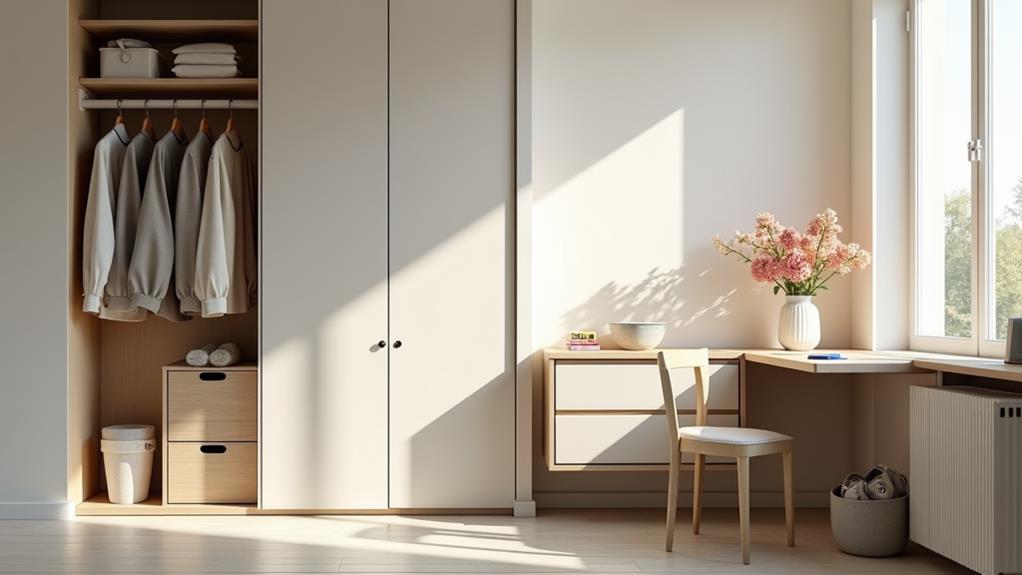 organize for clear spaces