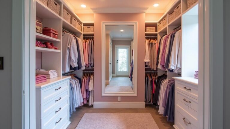 organize girls closet efficiently