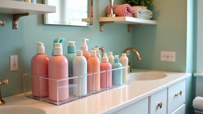 organize hair products easily