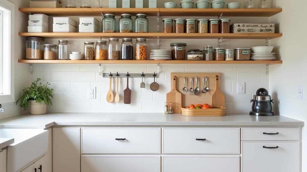 organize kitchen and pantry