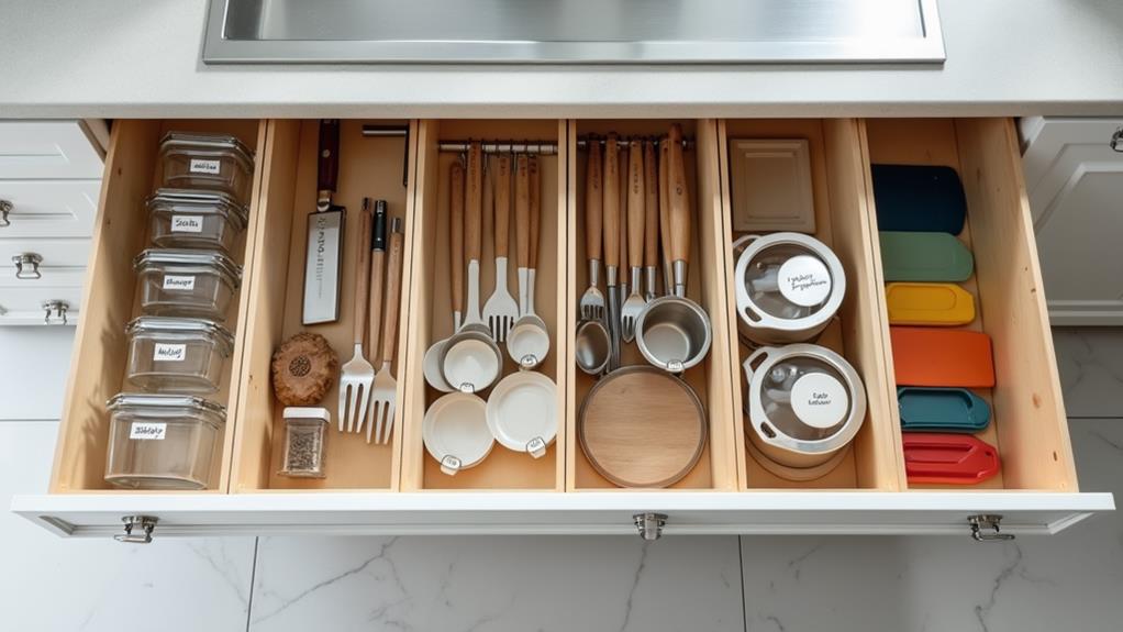 organize kitchen layout efficiently