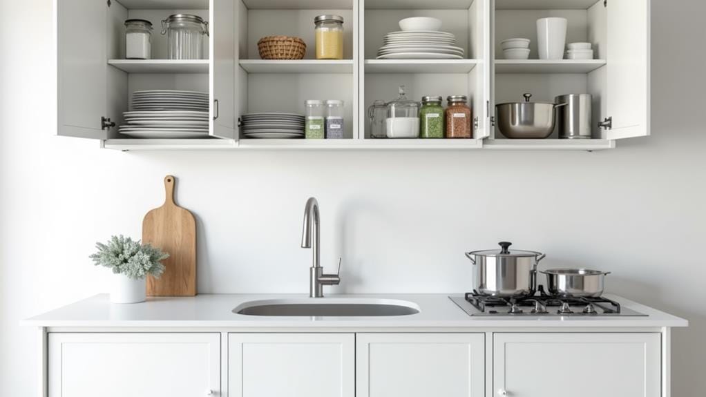 organize kitchen surfaces efficiently