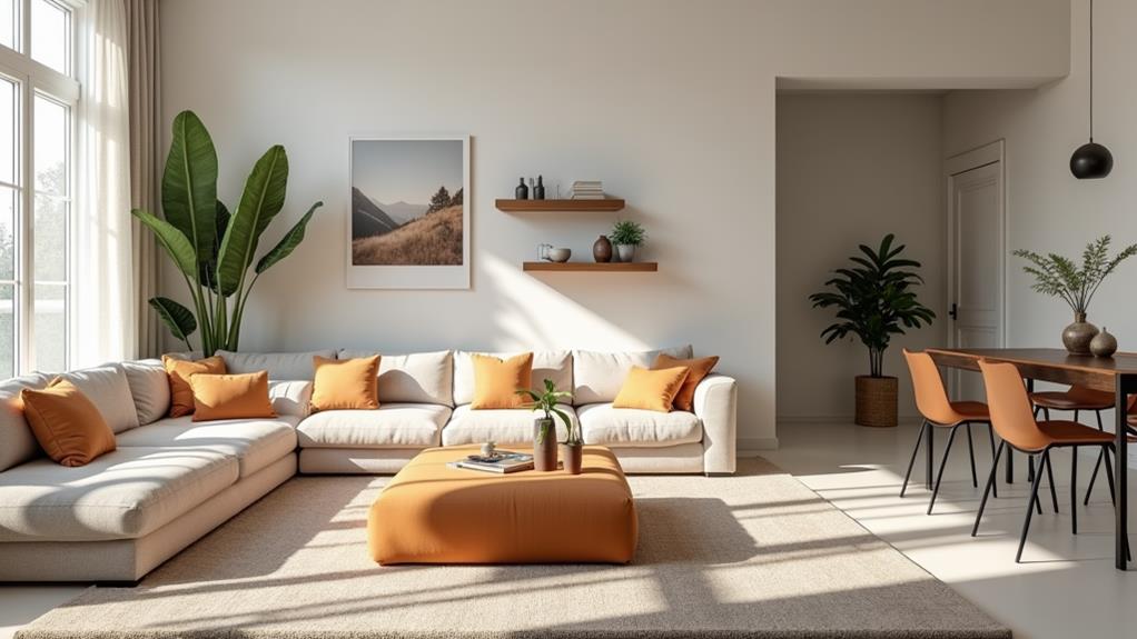 organize living dining room combo