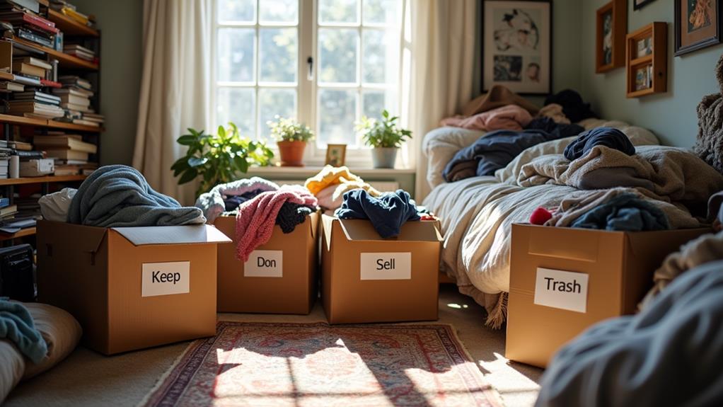 organize objects by type