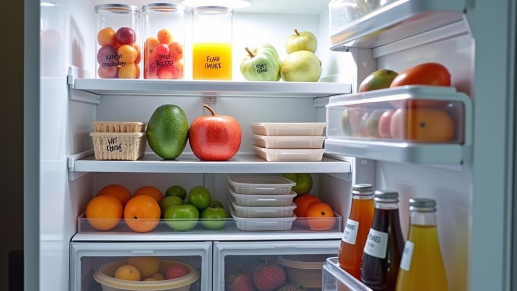 organize your kitchen fridge