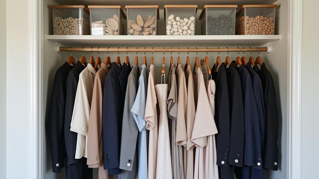 organize your wardrobe efficiently