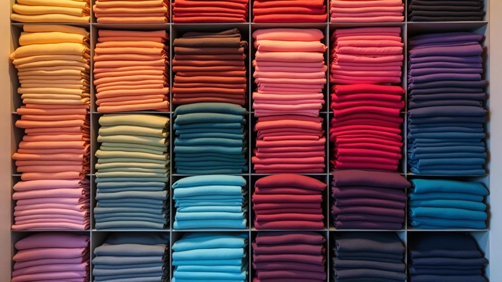 organized color coded system