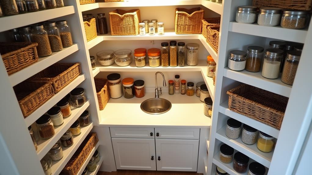 organized pantry in five steps