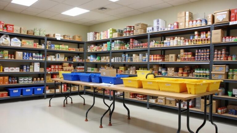 organizing community food pantry