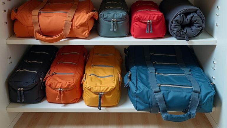 organizing duffle bags efficiently