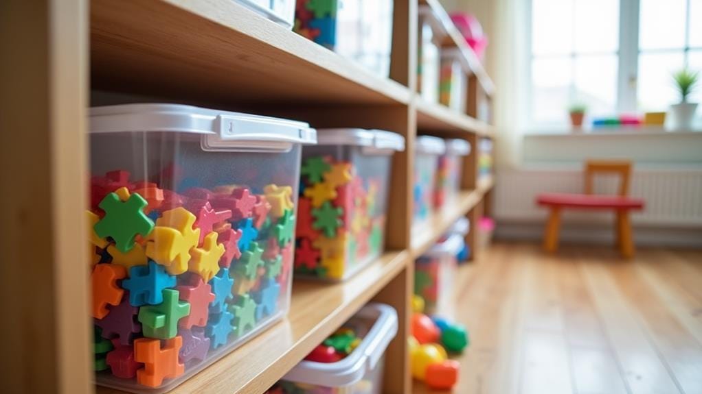 organizing kids puzzles effectively