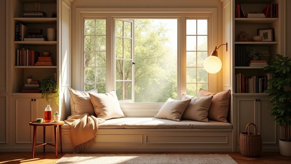 perfect cozy reading corner