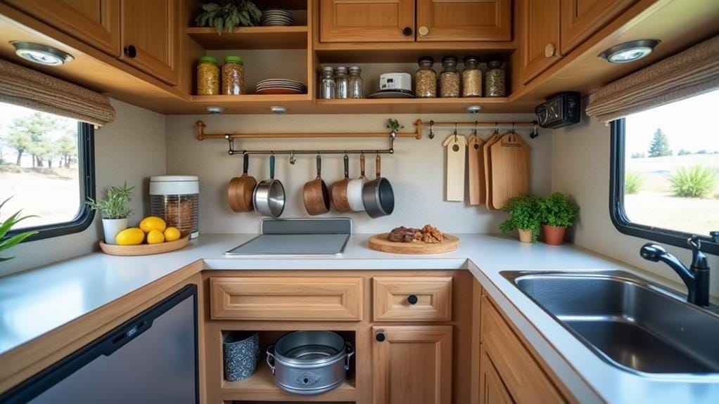 rv kitchen storage solutions