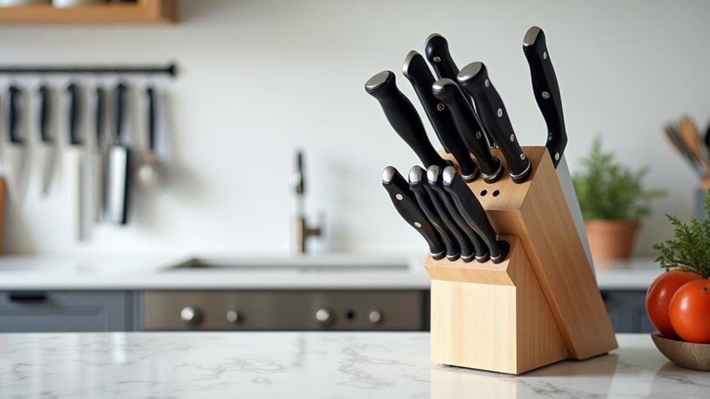 safe organized knife storage