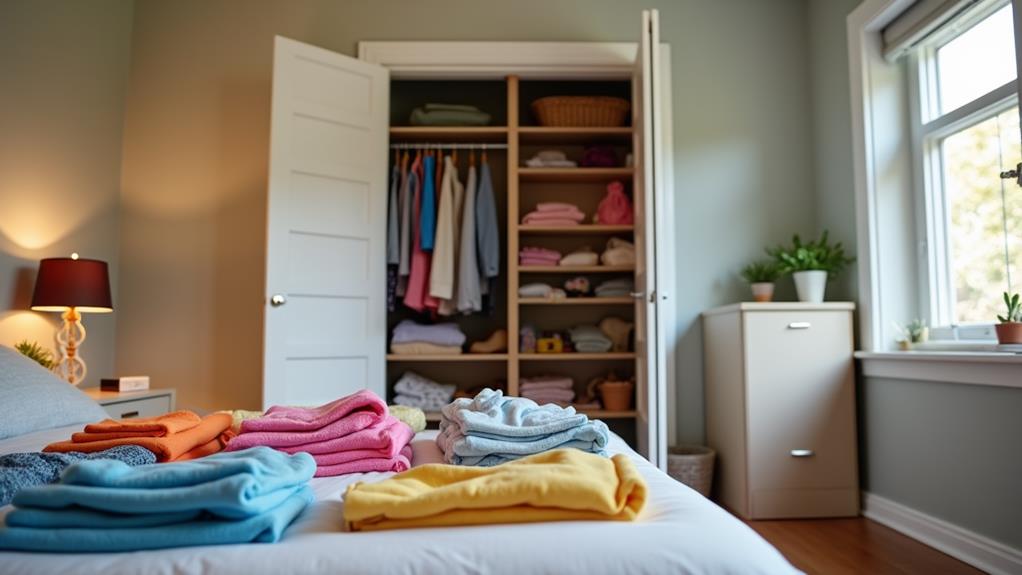 seasonal clothing decluttering process