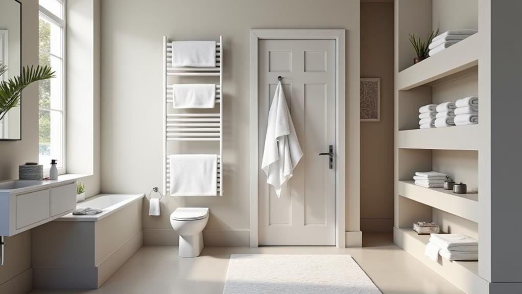 selecting bathroom towel organizer