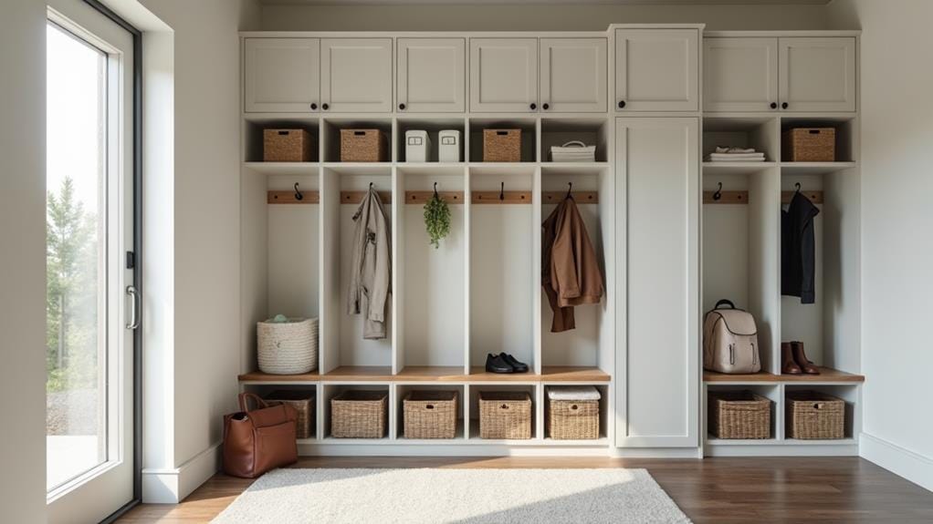 selecting mud room cabinets