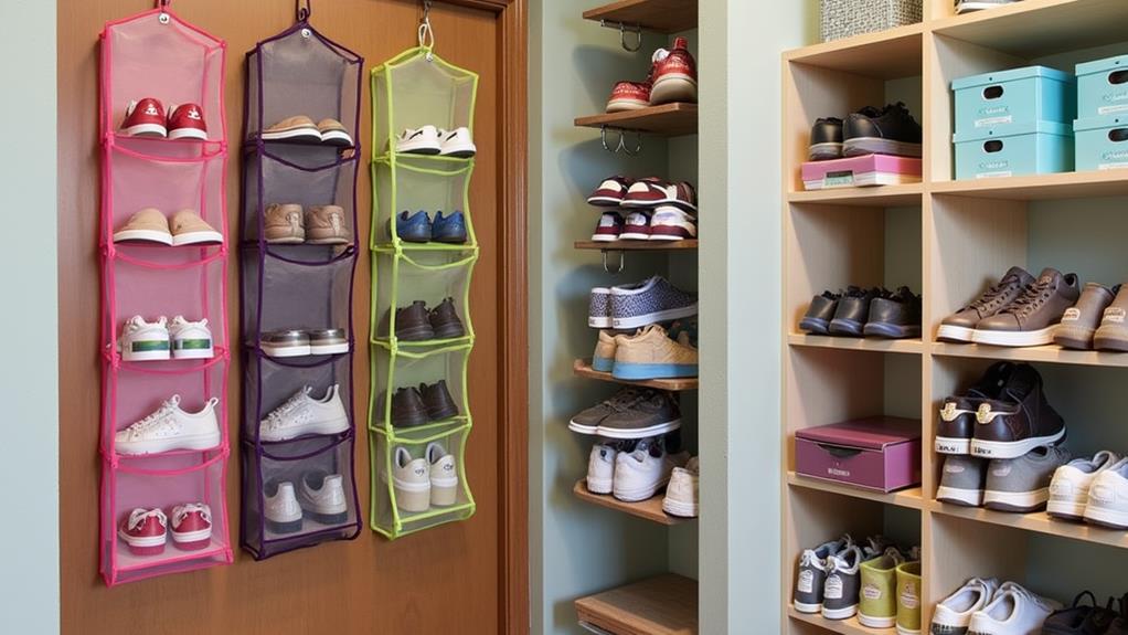 shoe organization closet strategies