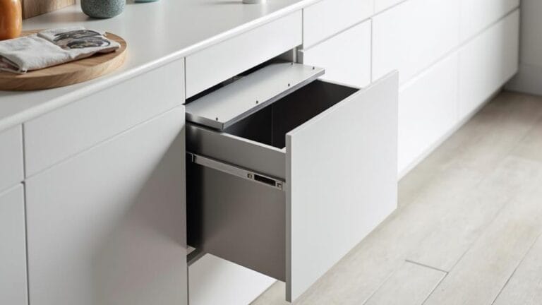 sleek kitchen garbage solutions