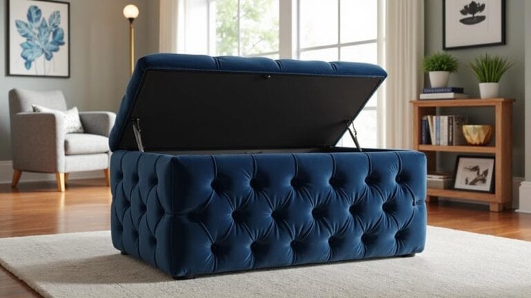 stylish functional storage ottomans