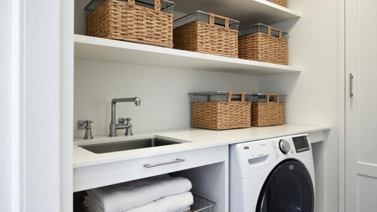 stylish laundry basket storage