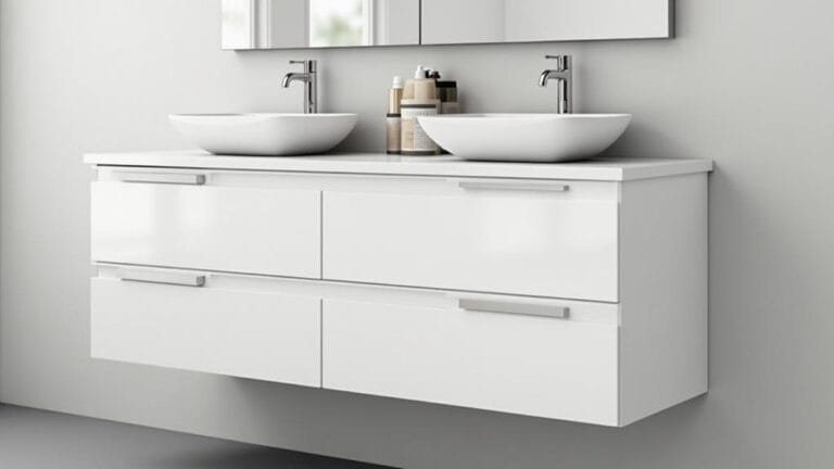 top bathroom storage vanities