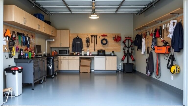 top garage wall storage