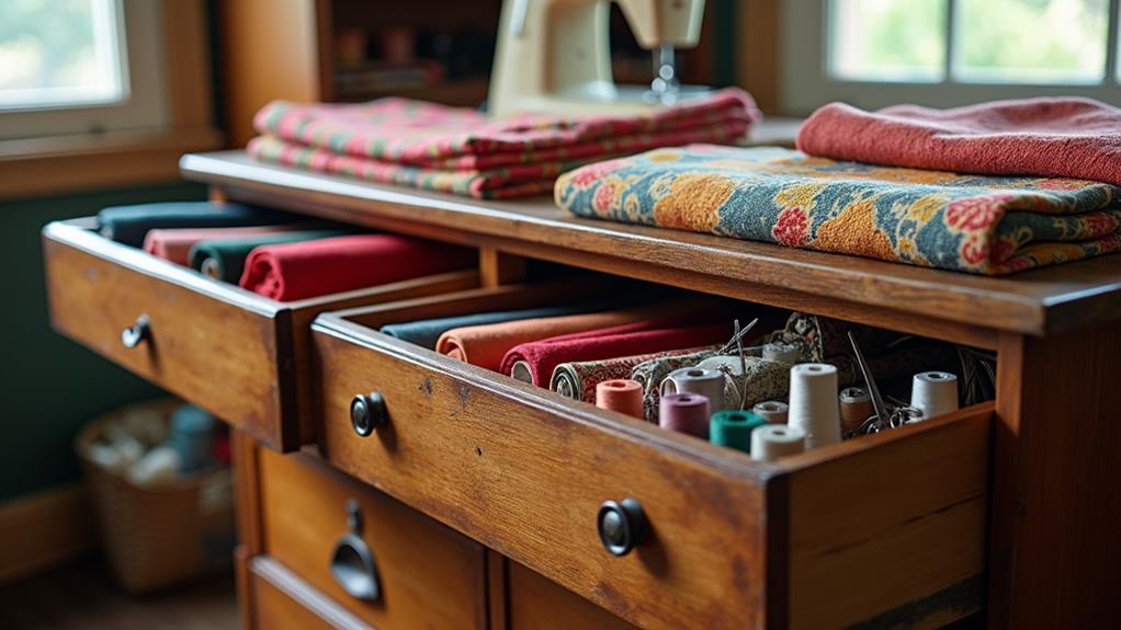 upcycled furniture fabric projects