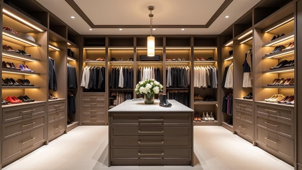 walk in closet shoe storage considerations