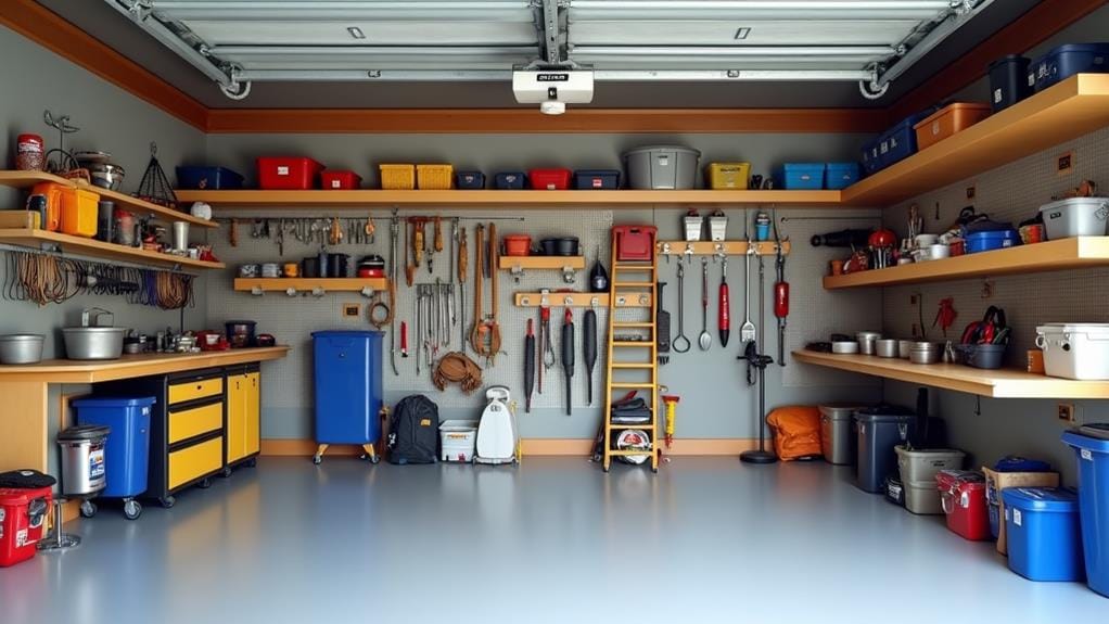 wall mounted garage storage considerations